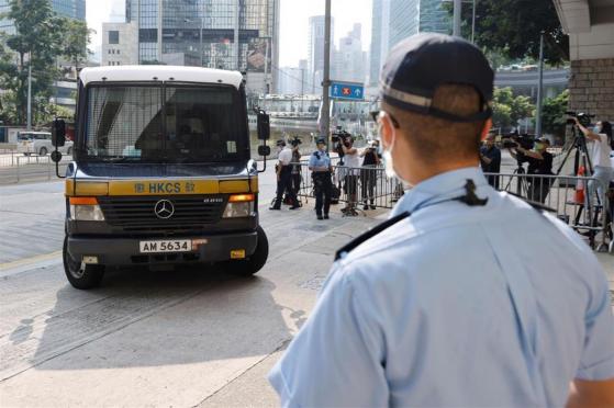 香港国安法で初の有罪判決　バイクの旗で「分裂扇動」